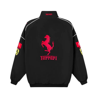 Ferrari Vintage Race Jacket – Retro Formula 1 Motorsport Jacket