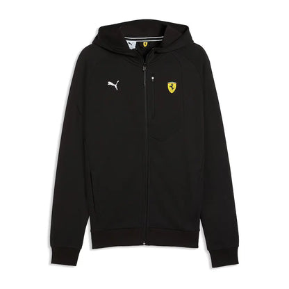 Ferrari HDD Sweat Jacket by Puma Black inspired by Scuderia Ferrari Formula 1 teamwear and motorsport lifestyle apparel