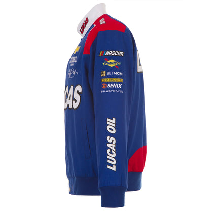 2025 Kyle Busch Lucas Oil Uniform Full-Snap Jacket-Royal