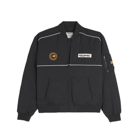 Hollister McLaren Bomber Jacket by Progression Race Wear – stylish motorsport-inspired bomber jacket with premium embroidered details.