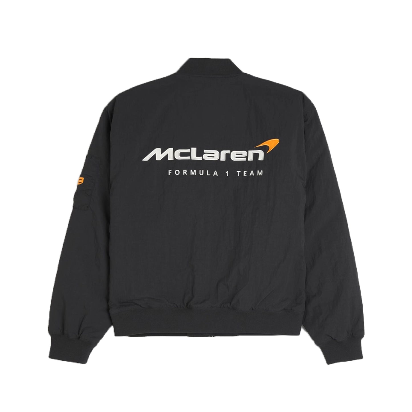 Hollister McLaren Bomber Jacket by Progression Race Wear – stylish motorsport-inspired bomber jacket with premium embroidered details.