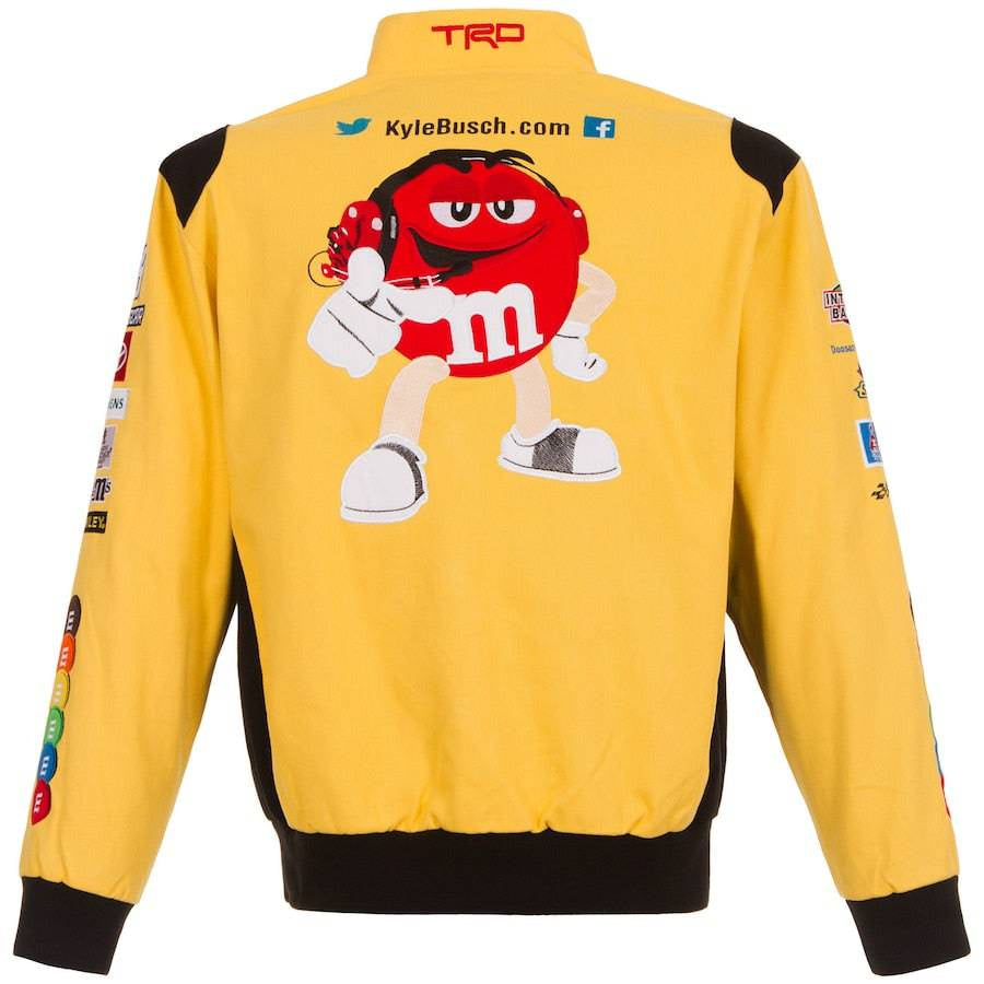 NASCAR Alex Bowman JH Design Black Ally Uniform Full-Snap Jacket by Progression Race Wear – authentic NASCAR-inspired racing jacket.