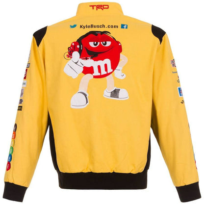 NASCAR Alex Bowman JH Design Black Ally Uniform Full-Snap Jacket by Progression Race Wear – authentic NASCAR-inspired racing jacket.