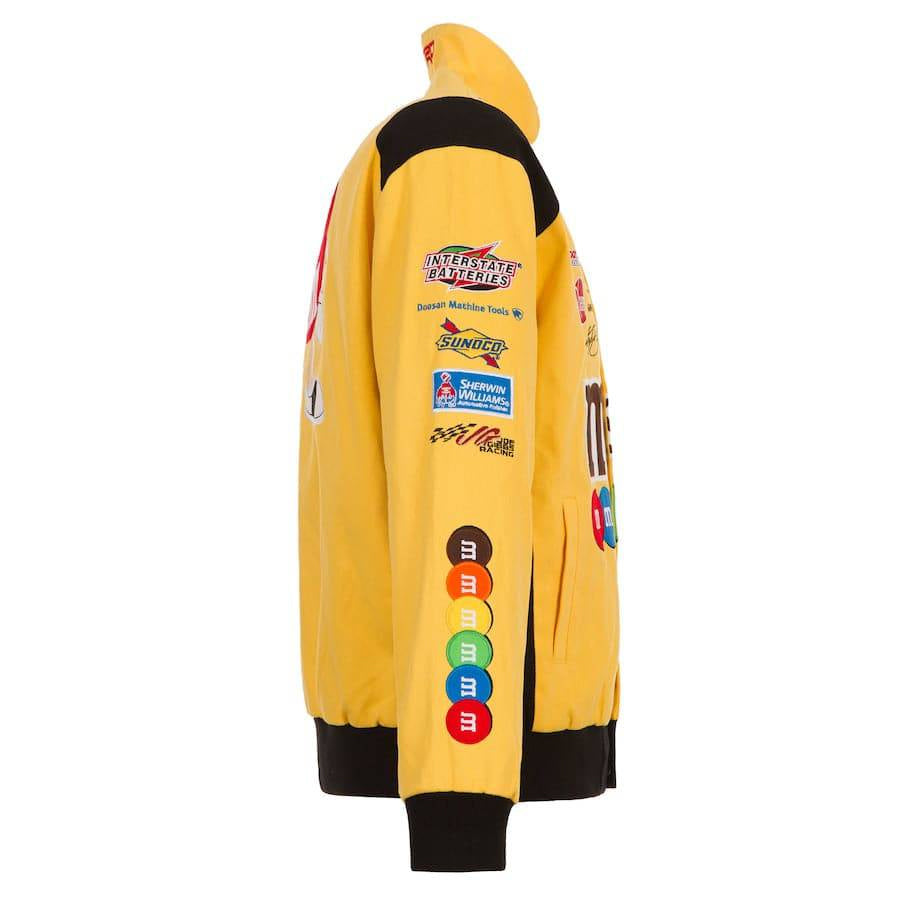 NASCAR Alex Bowman JH Design Black Ally Uniform Full-Snap Jacket by Progression Race Wear – authentic NASCAR-inspired racing jacket.