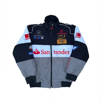 Vintage Mercedes Vodafone F1 Racing Jacket – Retro Formula 1