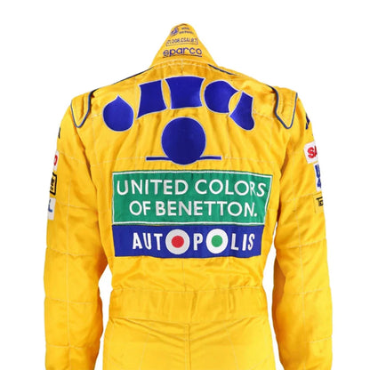 Celebrate the beginning of a Formula 1 legend with the Michael Schumacher 1992 F1 Racing Suit.