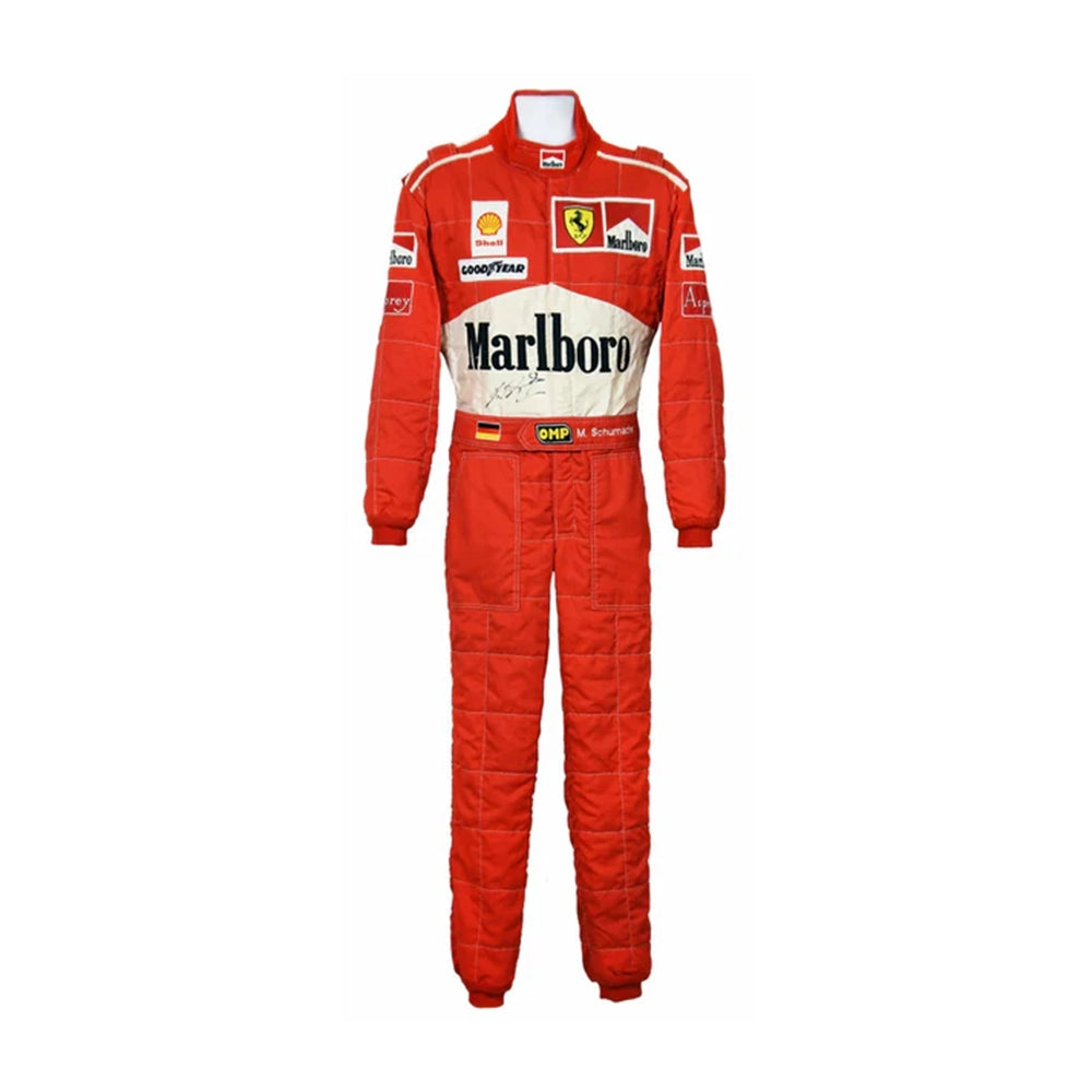 Celebrate one of Formula 1's most memorable championship battles with the Michael Schumacher 1997 Ferrari F1 Racing Suit.