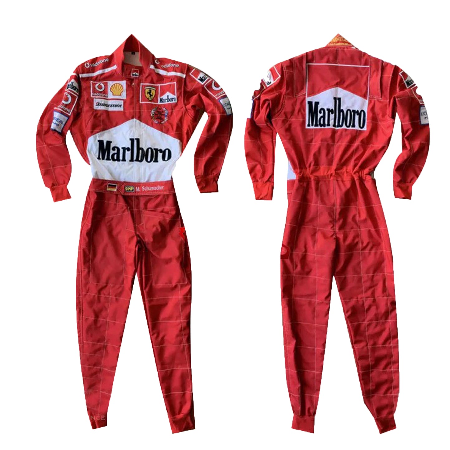 Michael Schumacher F1 Embroidered Race Suit – Mercedes Inspired