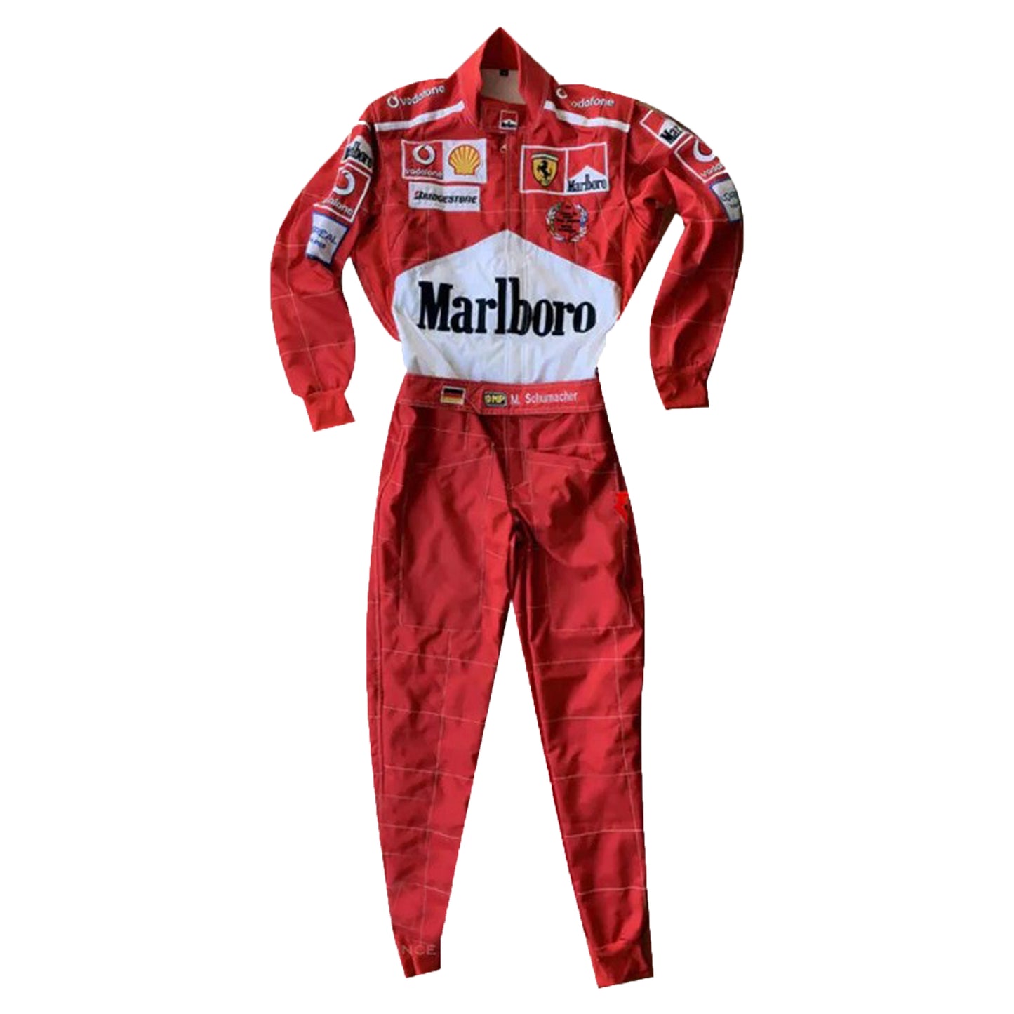 Michael Schumacher F1 Embroidered Race Suit – Mercedes Inspired