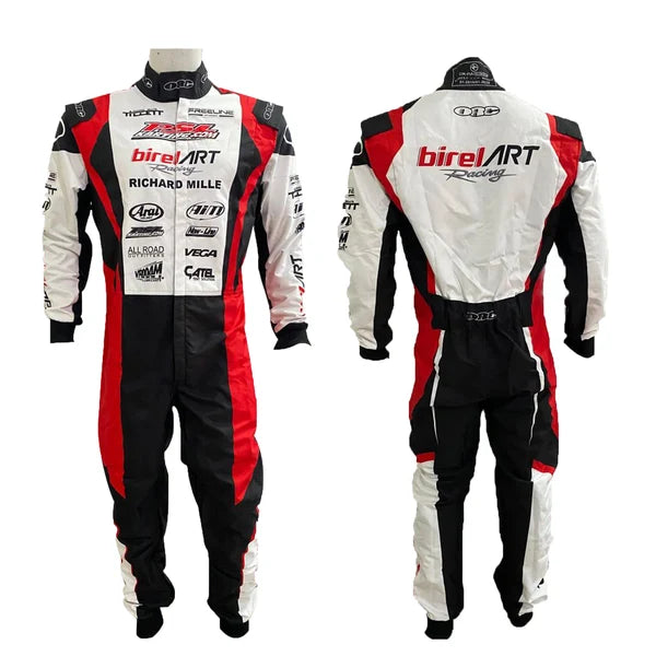 Race in professional style with the PSL Birel ART Go Kart Race Suit, Shoes & Gloves Replica.