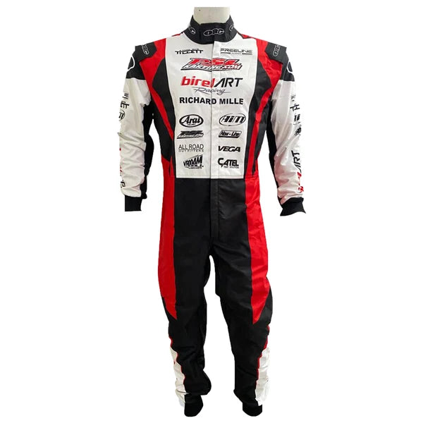 Race in professional style with the PSL Birel ART Go Kart Race Suit, Shoes & Gloves Replica.