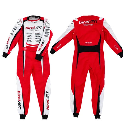 Step into professional karting style with the 2020 Birel ART Go-Kart Race Suit, Shoes & Gloves Replica.