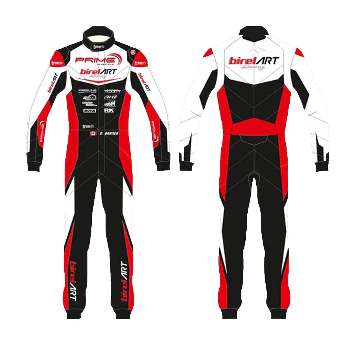 Prime Birel ART Go-Kart-Rennanzug