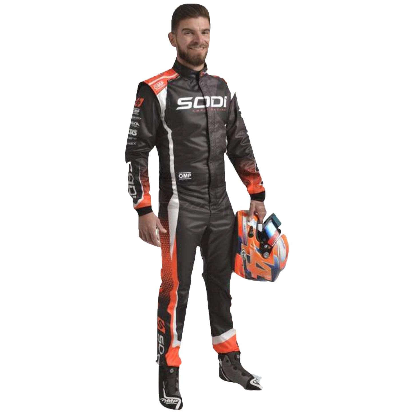 Sodi OMP Go-Kart Rennanzug Professioneller Kart-Rennanzug
