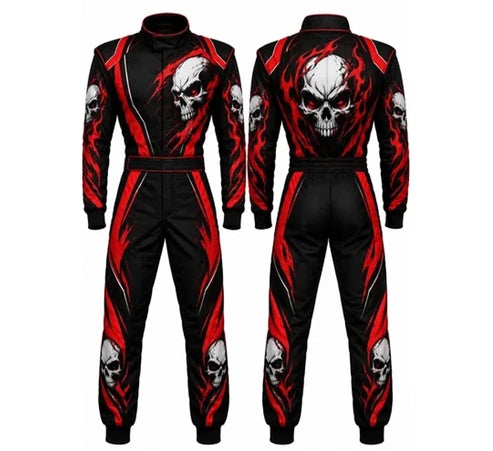 2026 Custom Halloween Race Suit Skull Edition