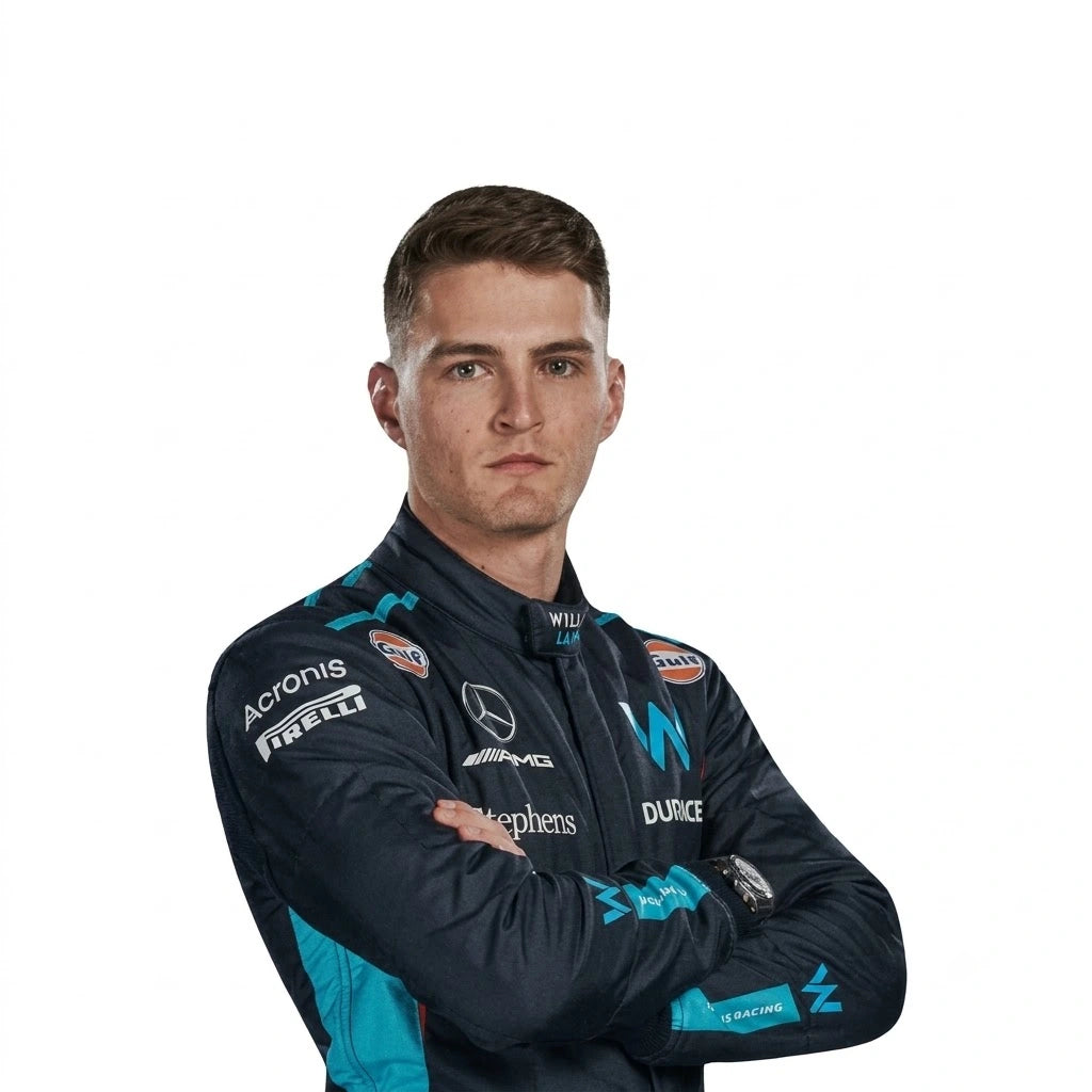 2023 Logan Sargeant Williams F1 Rennanzug