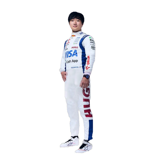 2024 Yuki Tsunoda Visa Cash App F1 Race Suit Replica