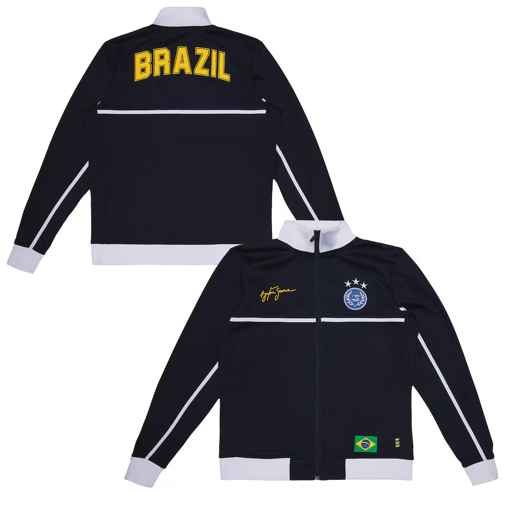 Ayrton Senna Brazil Track Jacket | Formula 1 Legend Apparel