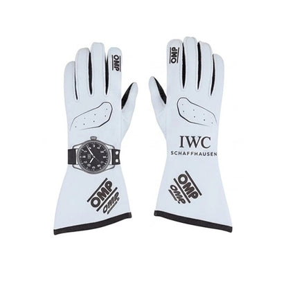 Brad Pitt APX GP F1 Race Suit Kit featuring white and black movie livery race suit, matching white gloves, and white low-profile driving shoes