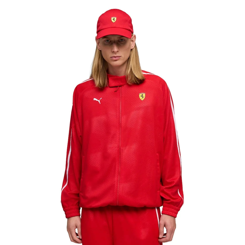 Ferrari T7 Oversized Track Jacket by Puma Red