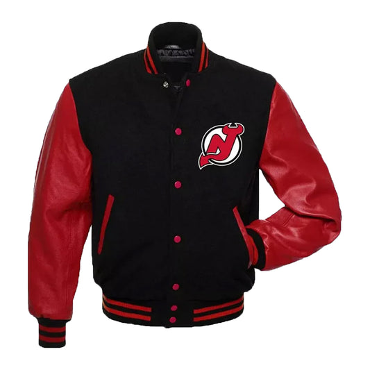NHL New Jersey Devils Varsity satin jacket